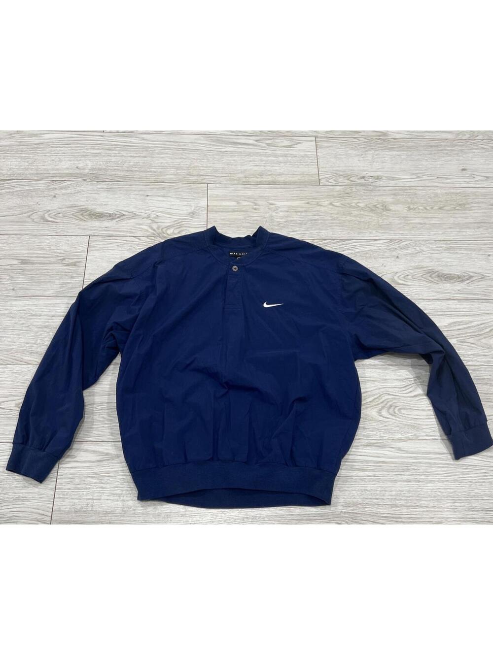 FALL/WINTER Nike Golf Men's Navy Blue Windbreaker Hentley Sweater Size L